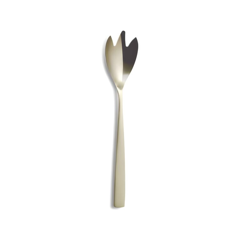 Comas Ice champagne gold 18/10 stainless steel serving fork, 28 cm