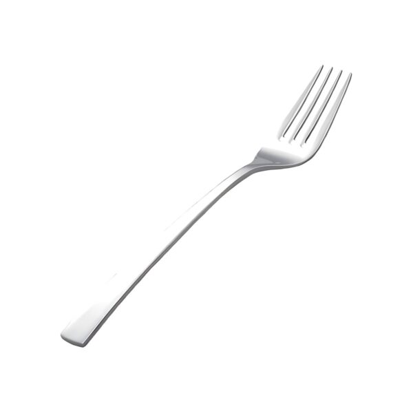 Contour stainless steel table fork, 20.3 cm long and 3 mm thick
