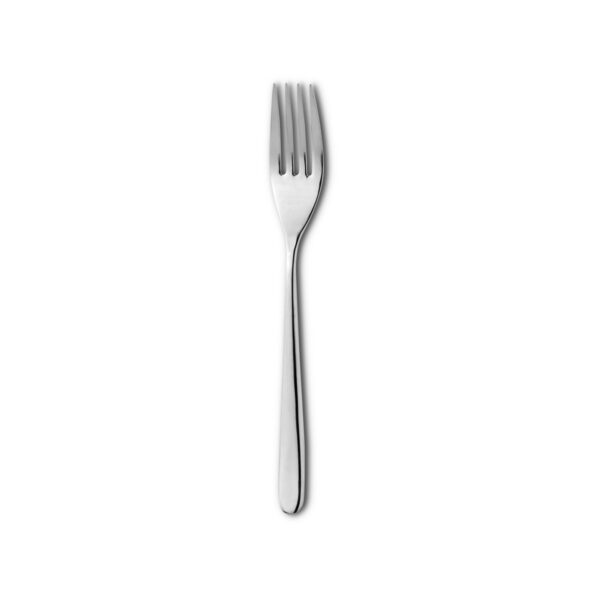 Noble stainless steel dinner fork, 4 mm thick