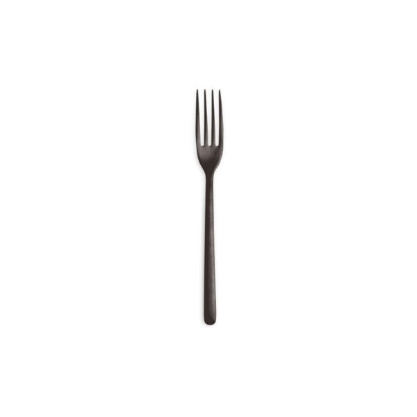 Comas Canada Vintage Black stainless steel 18/0 fruit fork, 3 mm thick