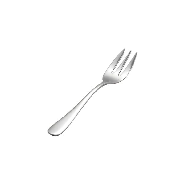 Banquet stainless steel dessert fork, 15.5 cm long, 4 mm thick