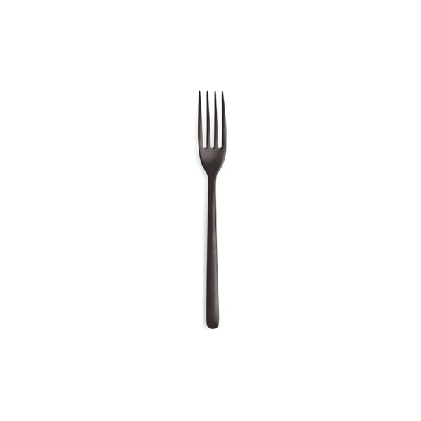 Comas Canada Vintage Black dessert fork, stainless steel, 3 mm thick
