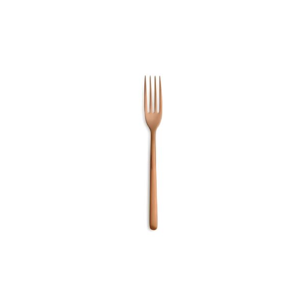 Comas Canada Vintage Copper dessert fork, 18/10 stainless steel, 3 mm thick