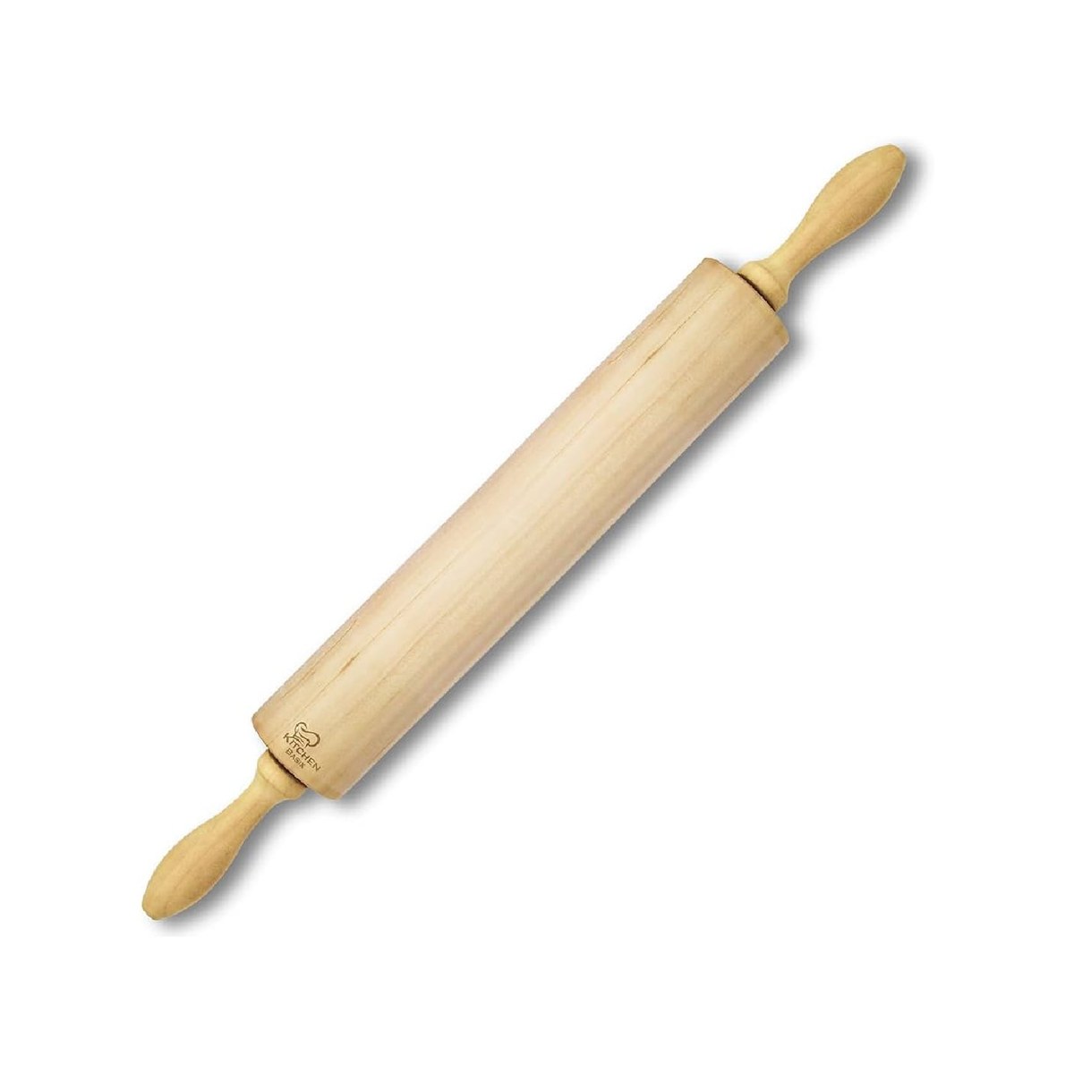 Wooden Rolling Pin Bearing 48cm Ø7cm Wooden rolling pin with bearings, 48 cm