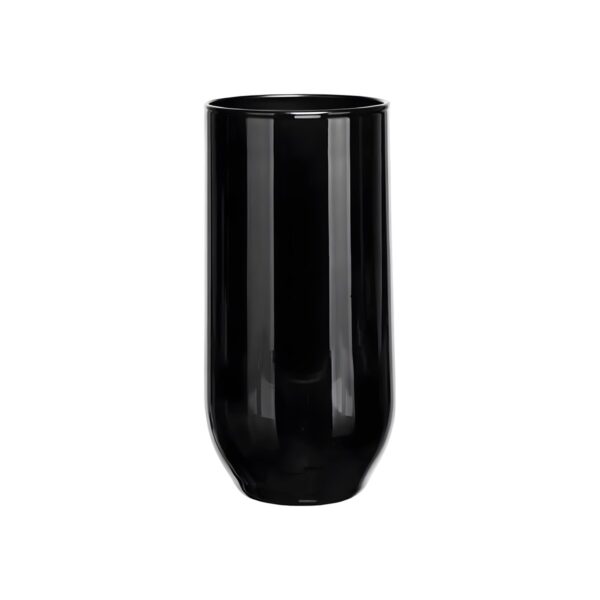 Black unbreakable polycarbonate pool highball glass, 42 cl