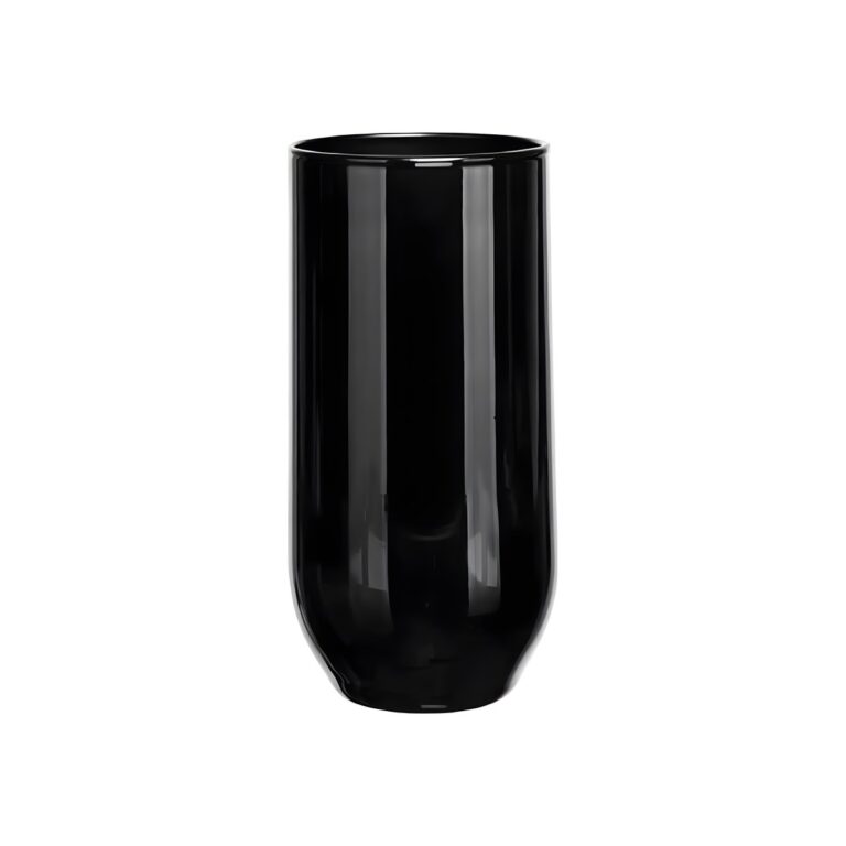 Black unbreakable polycarbonate pool highball glass, 42 cl