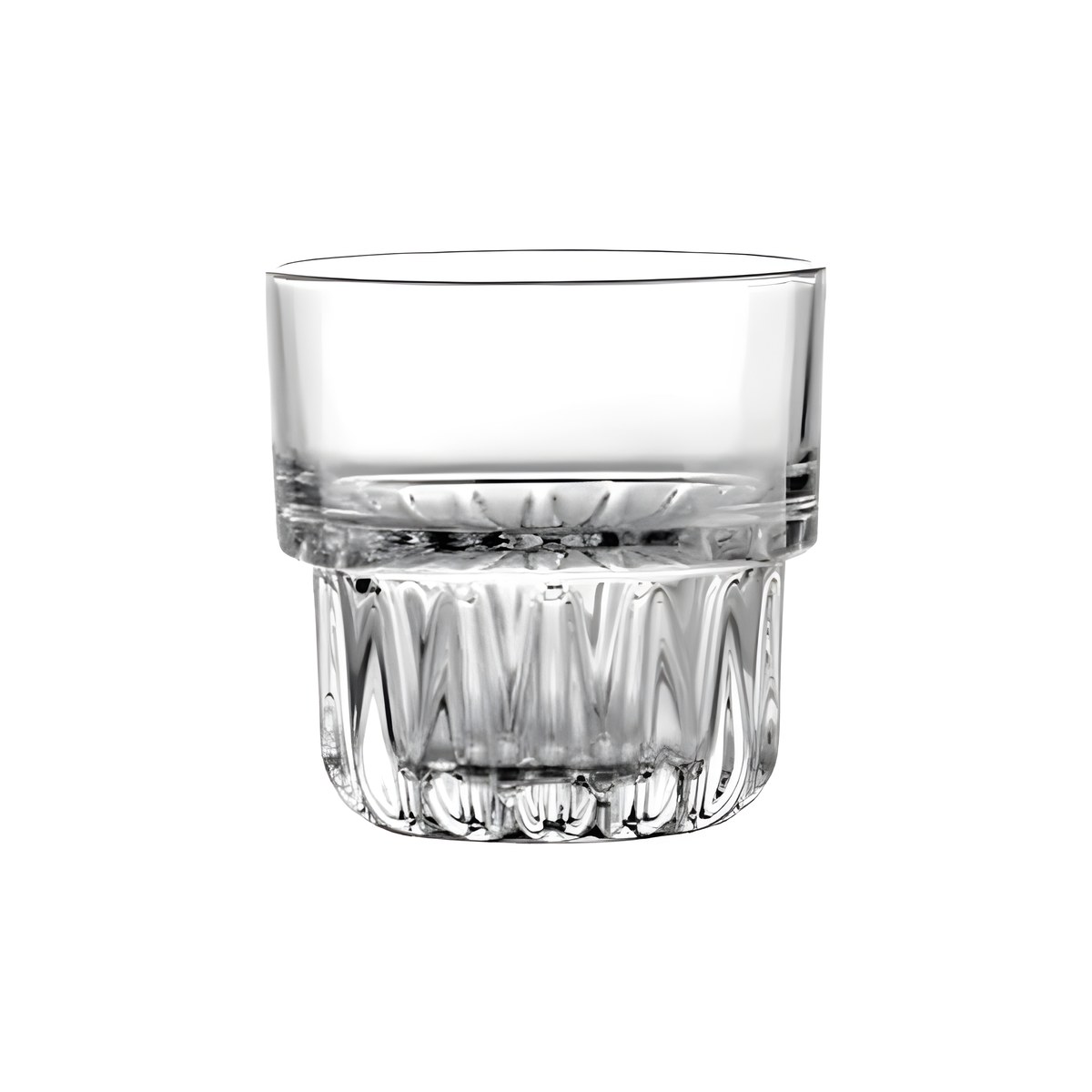 Lowball Stackable Glass 20.5cl 1505 Stackable lowball glass tumbler, 20.5 cl