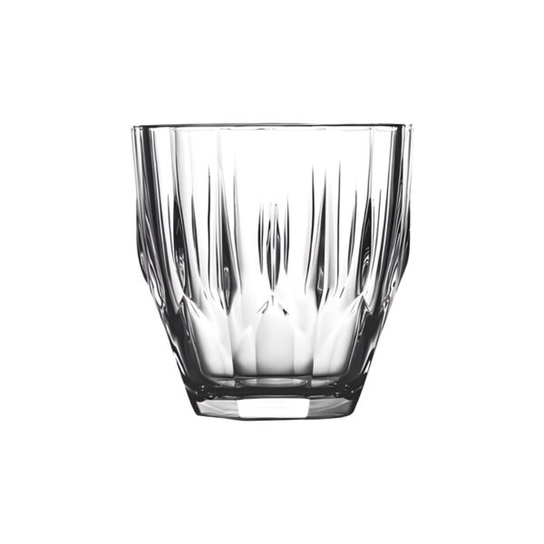 Σκαλιστό γυάλινο χαμηλό ποτήρι Pasabahce Diamond, 27,5 cl