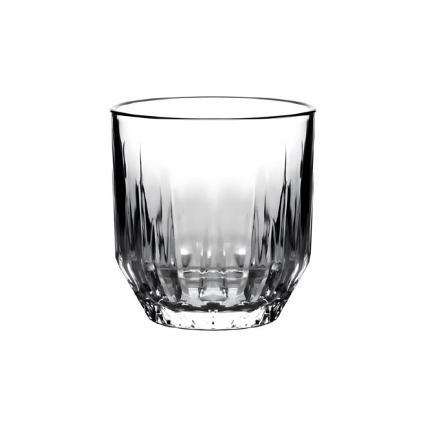 Pasabahce Echo carved glass tumbler, 30 cl