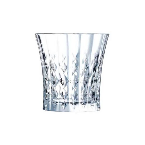 Diamondia carved glass lowball glass, 30.5 cl