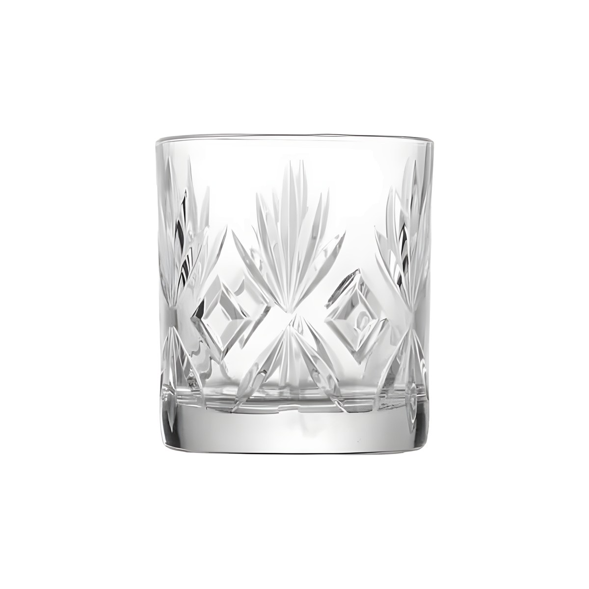 Lowball Glass Carved Royal 30.5cl 53500 Uniglass Royal carved glass tumbler, 30.5 cl