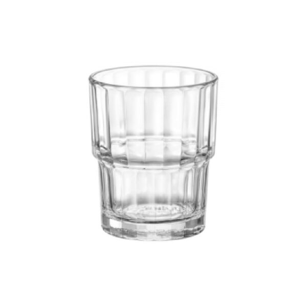 Χαμηλό γυάλινο στοιβαζόμενο ποτήρι Bormioli Rocco Lyon Optique, 20,5 cl