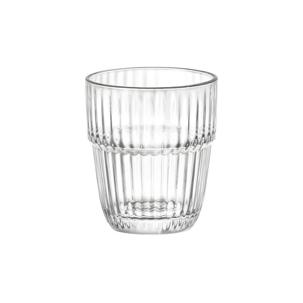 Χαμηλό στοιβαζόμενο γυάλινο ποτήρι Bormioli Rocco Barshine, 21 cl