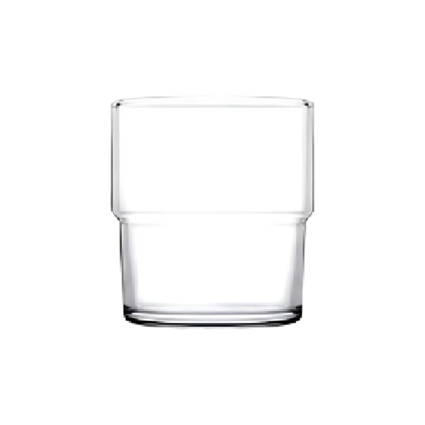 Γυάλινο χαμηλό στοιβαζόμενο ποτήρι Pasabahce Hill, 30 cl