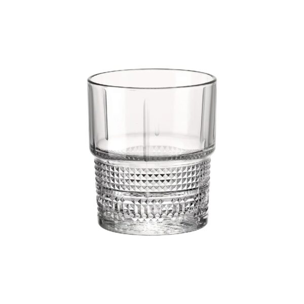 Χαμηλό γυάλινο στοιβαζόμενο ποτήρι Bormioli Rocco Novecento, 37 cl