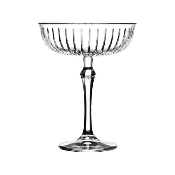 Σκαλιστό γυάλινο ποτήρι coupe Pasabahce Joy, 24,5 cl