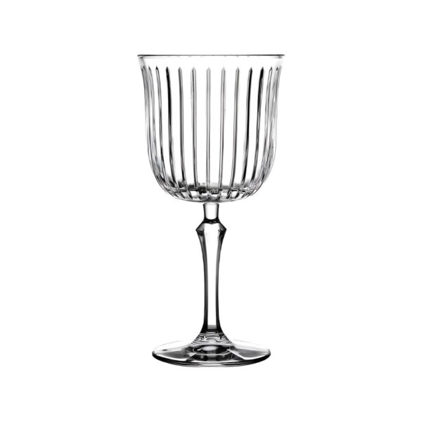 Pasabahce Joy carved stemmed glass, 49 cl