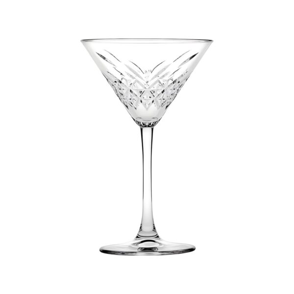 Σκαλιστό γυάλινο ποτήρι Martini Pasabahce Timeless, 23 cl