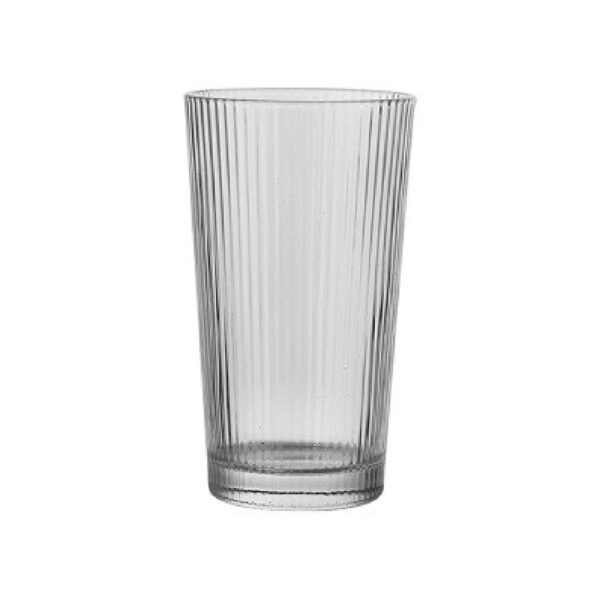 Κωνικό γυάλινο ποτήρι σωλήνα Vintage Lines, 33 cl