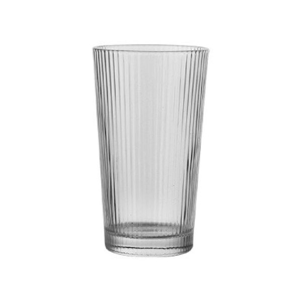 Κωνικό γυάλινο ποτήρι σωλήνα Vintage Lines, 39 cl