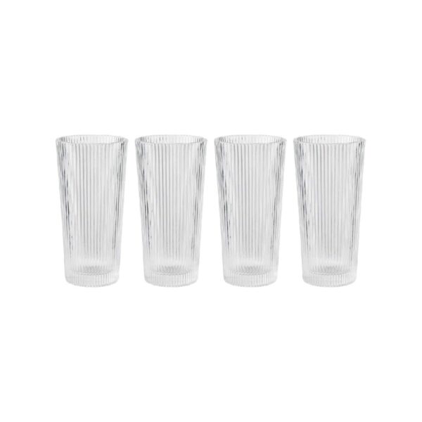 Κωνικό γυάλινο ποτήρι σωλήνα Lines, 395 ml