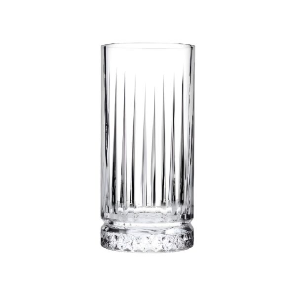 Σκαλιστό γυάλινο ποτήρι σωλήνα Pasabahce Elysia, 28 cl