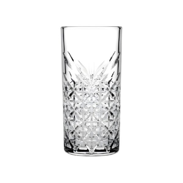 Γυάλινο σκαλιστό ποτήρι σωλήνα Pasabahce Timeless, 45 cl