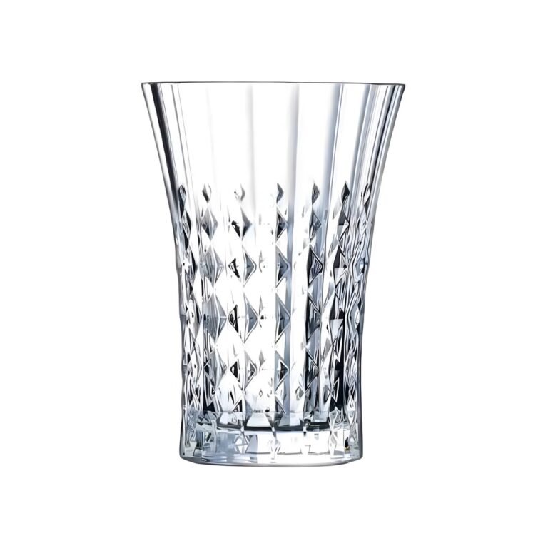 Diamondia carved glass highball glass, 30.5 cl