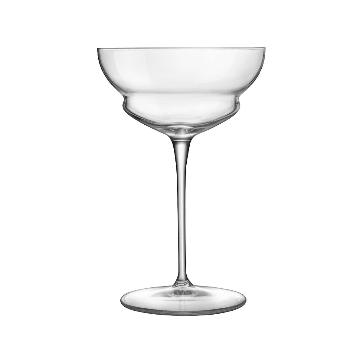 Crystal Coupe Glass 25cl Backdoor '20s Luigi Bormioli Backdoor '20s crystal coupe glass, 25 cl