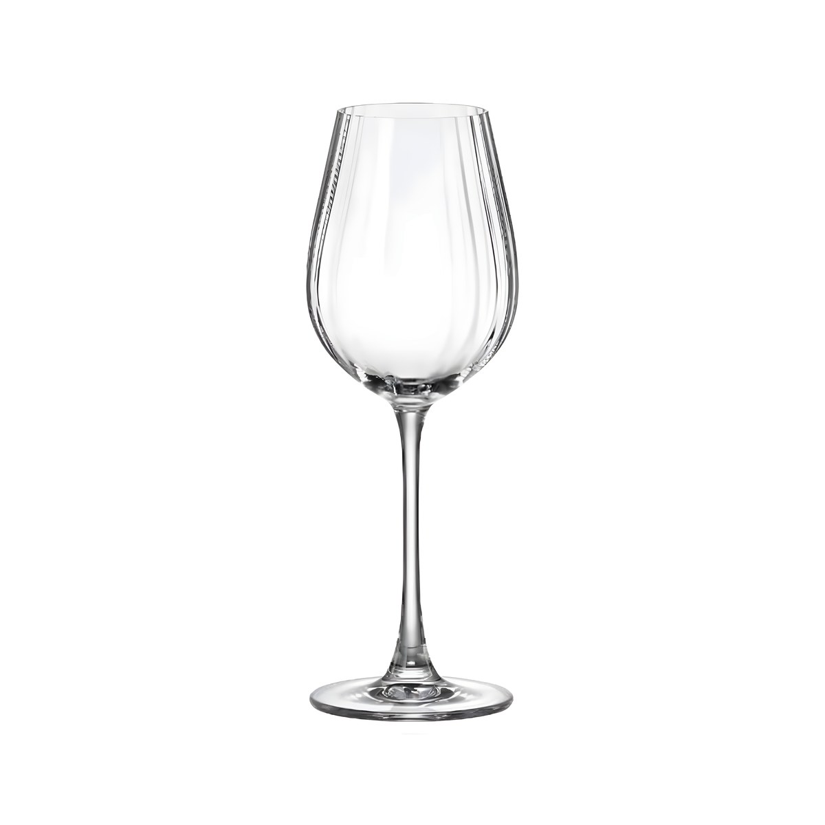 Crystal Wine Glass 40cl Columba Optic 1SI81/400 Crystal Bohemia Columba Optic crystal wine glass, 40 cl