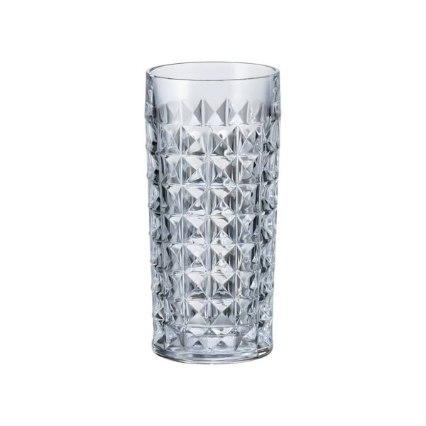 Γυάλινο ποτήρι σωλήνα Squares, 34 cl