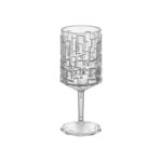 Unbreakable polycarbonate pool wine glass Stone, 300 ml