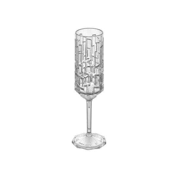 Unbreakable polycarbonate pool champagne glass Stone, 300 ml