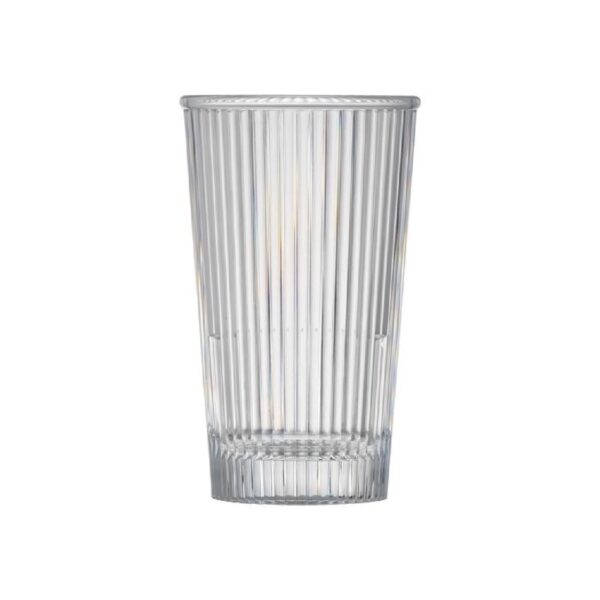 Unbreakable polycarbonate Lines highball glass, 38 cl