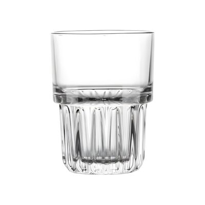 Γυάλινο στοιβαζόμενο ποτήρι σωλήνα, 34 cl