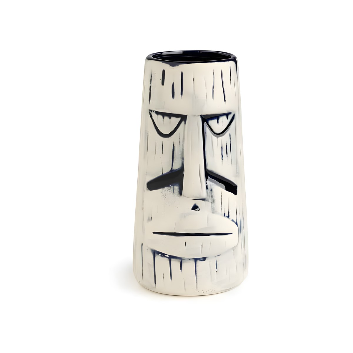 Ceramic Tiki Glass 500ml Blue Hawaii FJ-TK-002 Blue Hawaii ceramic Tiki glass, 500 ml