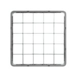 TEMNO Professional Glass Rack Extender 25 Compartments Grey 50x50cm - Image 4