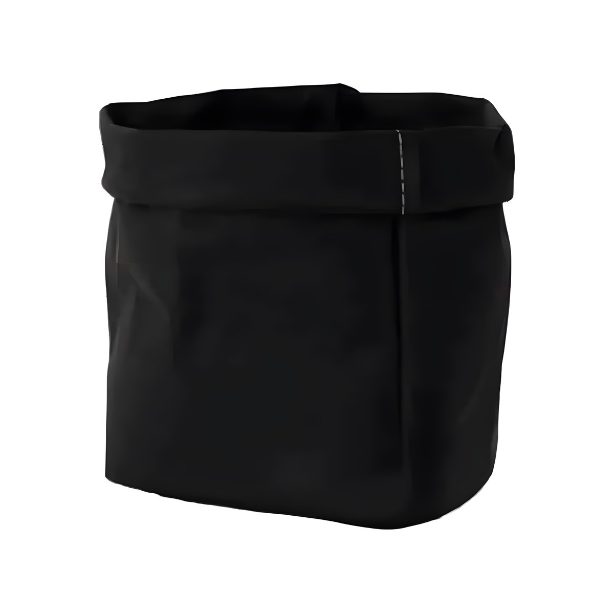 Canvas Bread Maker Black 12x21cm Black canvas bread basket, 12x21 cm