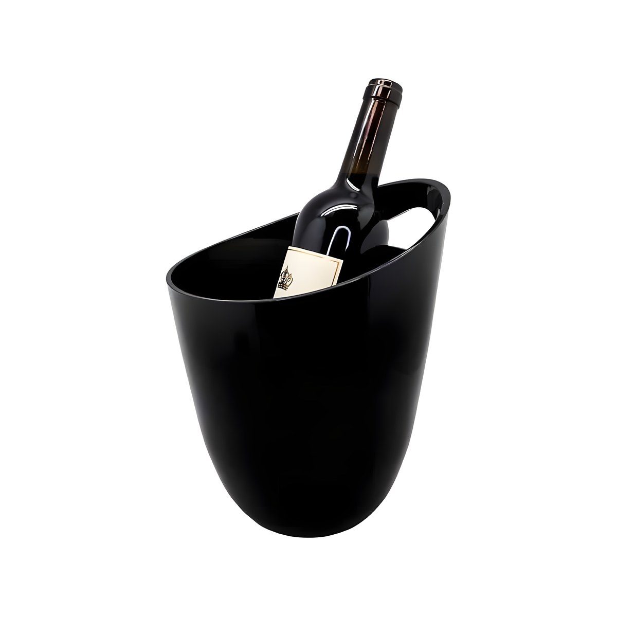 Σαμπανιέρα PC Άθραυστη 3500ml Μαύρη Ματ 21×25εκ ΤΝ002Β Μαύρη ματ άθραυστη σαμπανιέρα από πολυκαρβονικό, 3,5 λίτρα, 21x25 εκ.