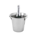 Matt Tulip 18/10 stainless steel champagne bucket, 22x22 cm, 5 litre