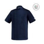 Egochef Ottavio men's Saylor short sleeve microfiber chef jacket, size 2X-Large