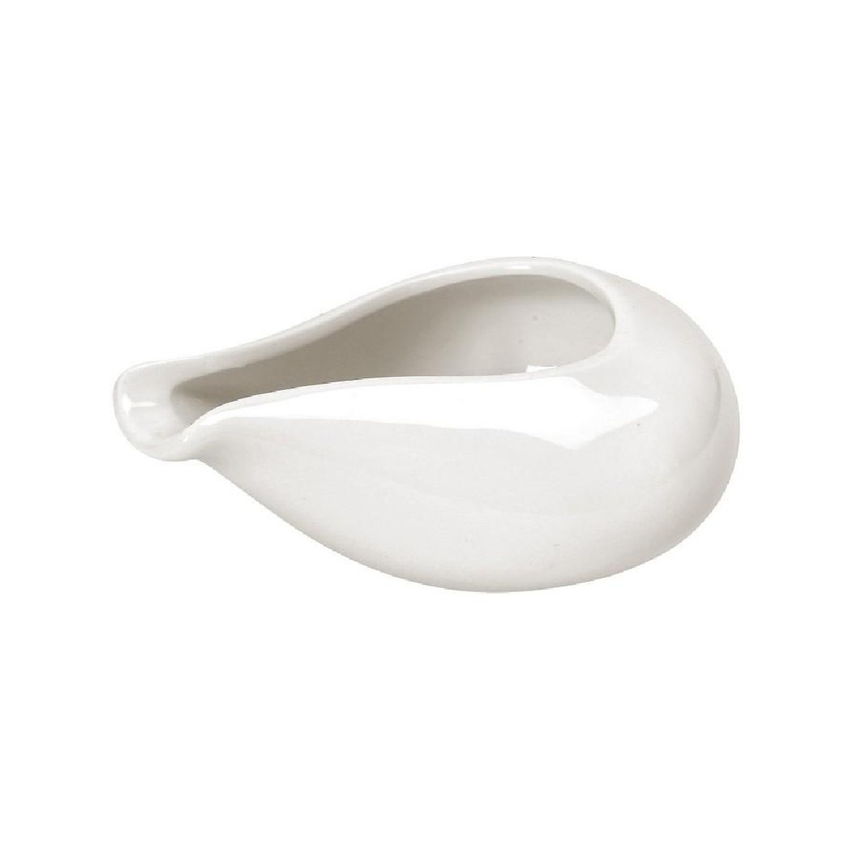 100ml Porcelain Sauce/Milk Jug Ivory Ivory porcelain sauce and milk jug, 100 ml