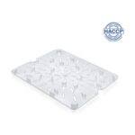 Polypropylene GN 1/2 food container drain grid, 26.5x32.5 cm
