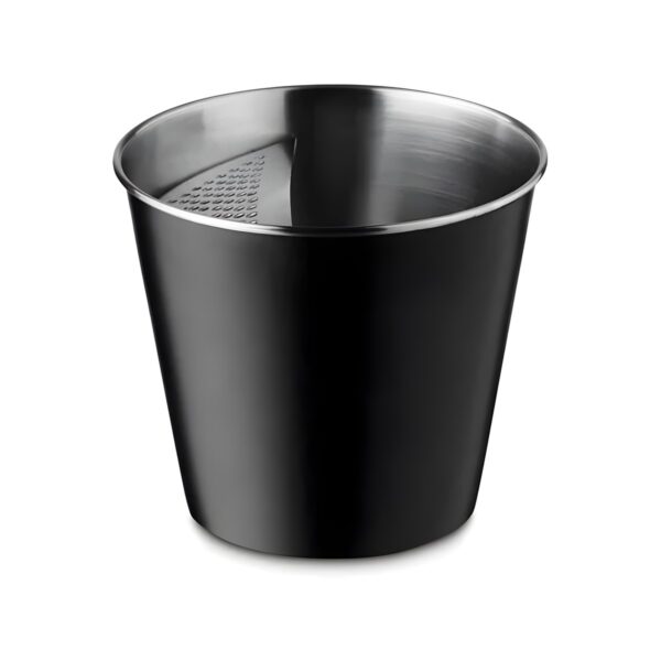 Matte black 18/10 stainless steel coffee shaker with strainer, 450 ml