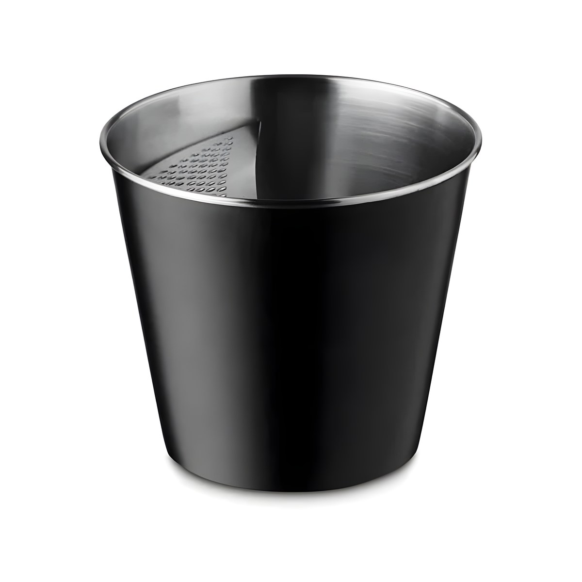 Coffee Shaker With Strainer Black Matte Inox 18/10 450ml SHSTR15BLK Matte black 18/10 stainless steel coffee shaker with strainer, 450 ml