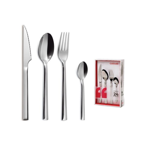 Comas Alida 24-piece cutlery set, 18/0 stainless steel, 2.5 mm thick