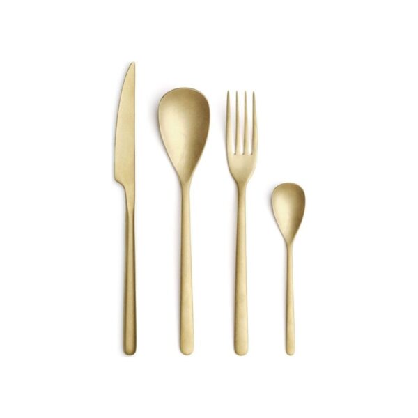 Comas Canada Vintage Champagne 24-piece cutlery set, 18/0 stainless steel, 4 mm thick