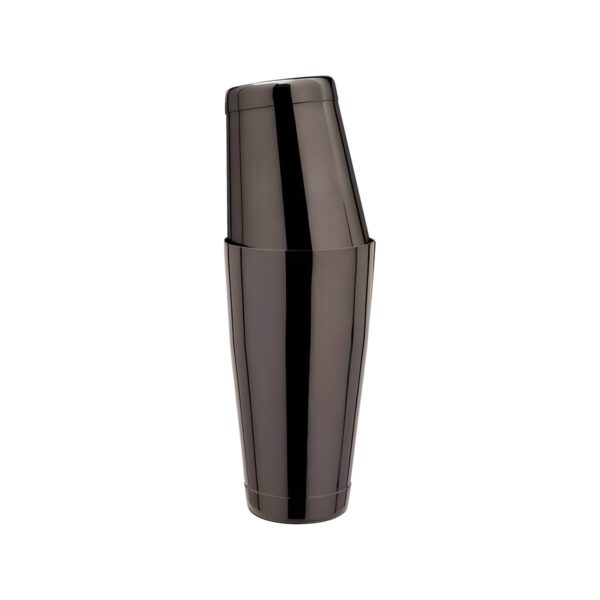 Ανοξείδωτο σέικερ Boston Tin-Tin 18/10 σε μαύρο χρώμα gunmetal, 600/800 ml