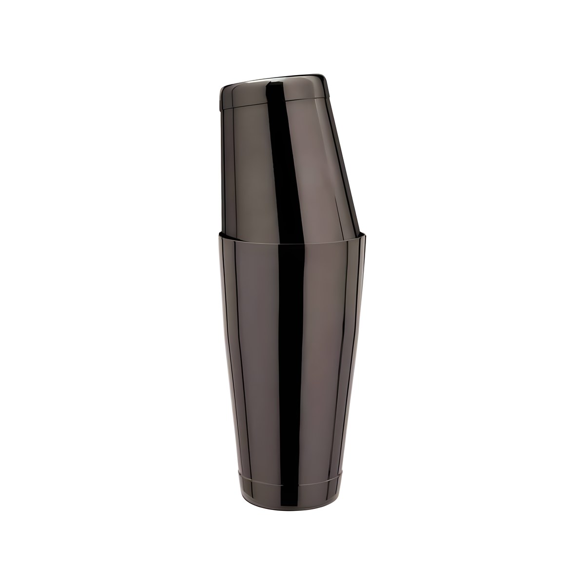 Shaker Boston Tin Tin Ανοξείδωτο 18/10 Gunmetal Black 600/800ml Ανοξείδωτο σέικερ Boston Tin-Tin 18/10 σε μαύρο χρώμα gunmetal, 600/800 ml
