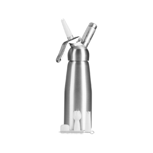 Aluminum whipped cream siphon, 1 litre